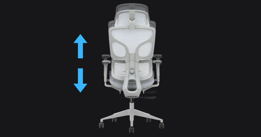 Regulacja wysokości fotela BIONIC AIR